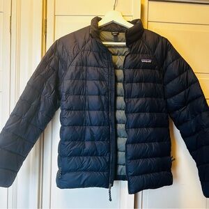Patagonia Navy Quilted Packable Puffer Jacket
